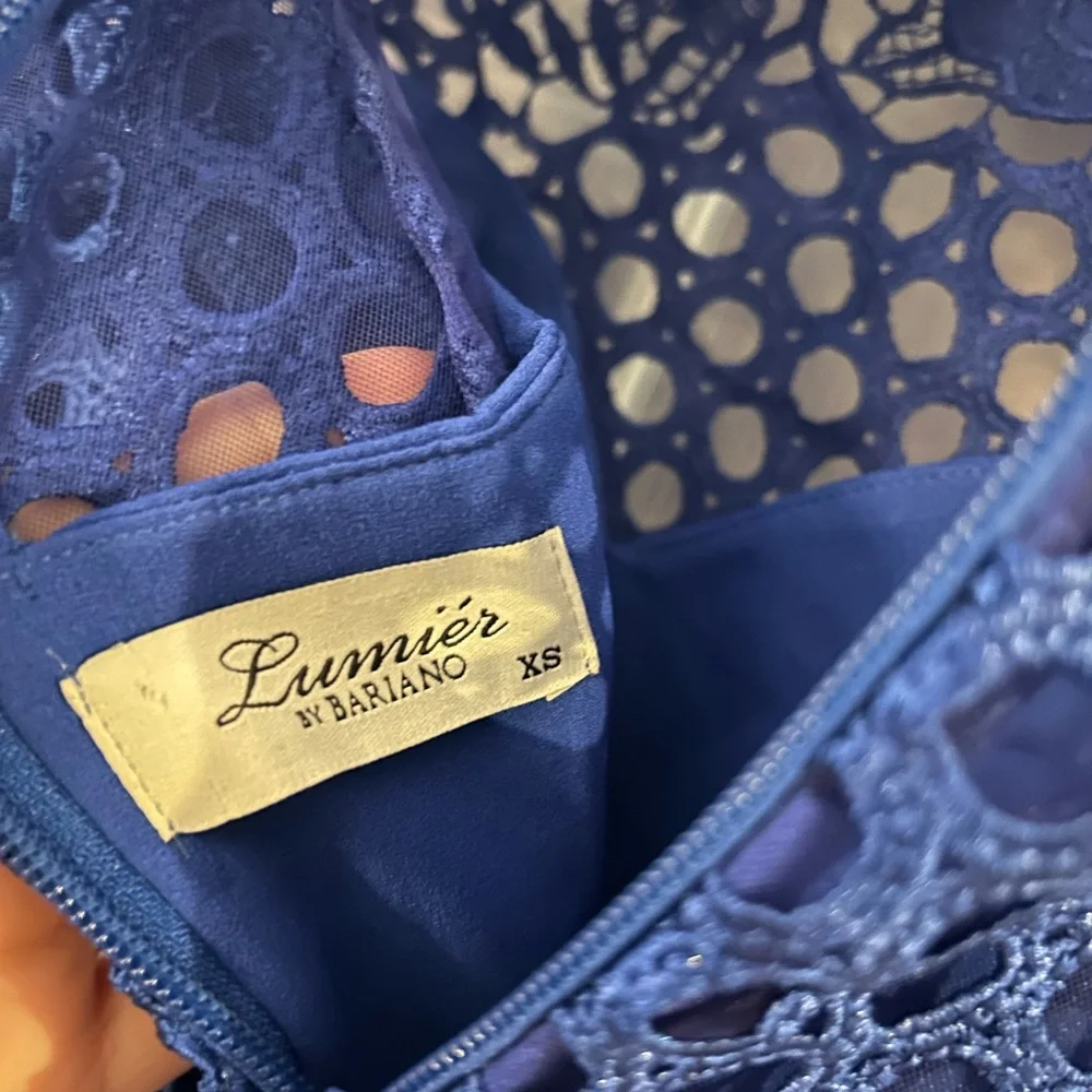 Lumiere Royal Blue Lace Dress - Picture 5 of 5